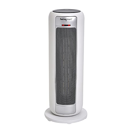 PTC-1820D Digital Ceramic Tower Heater (2000W) - Oscillating, 9h Timer & Remote Control - White