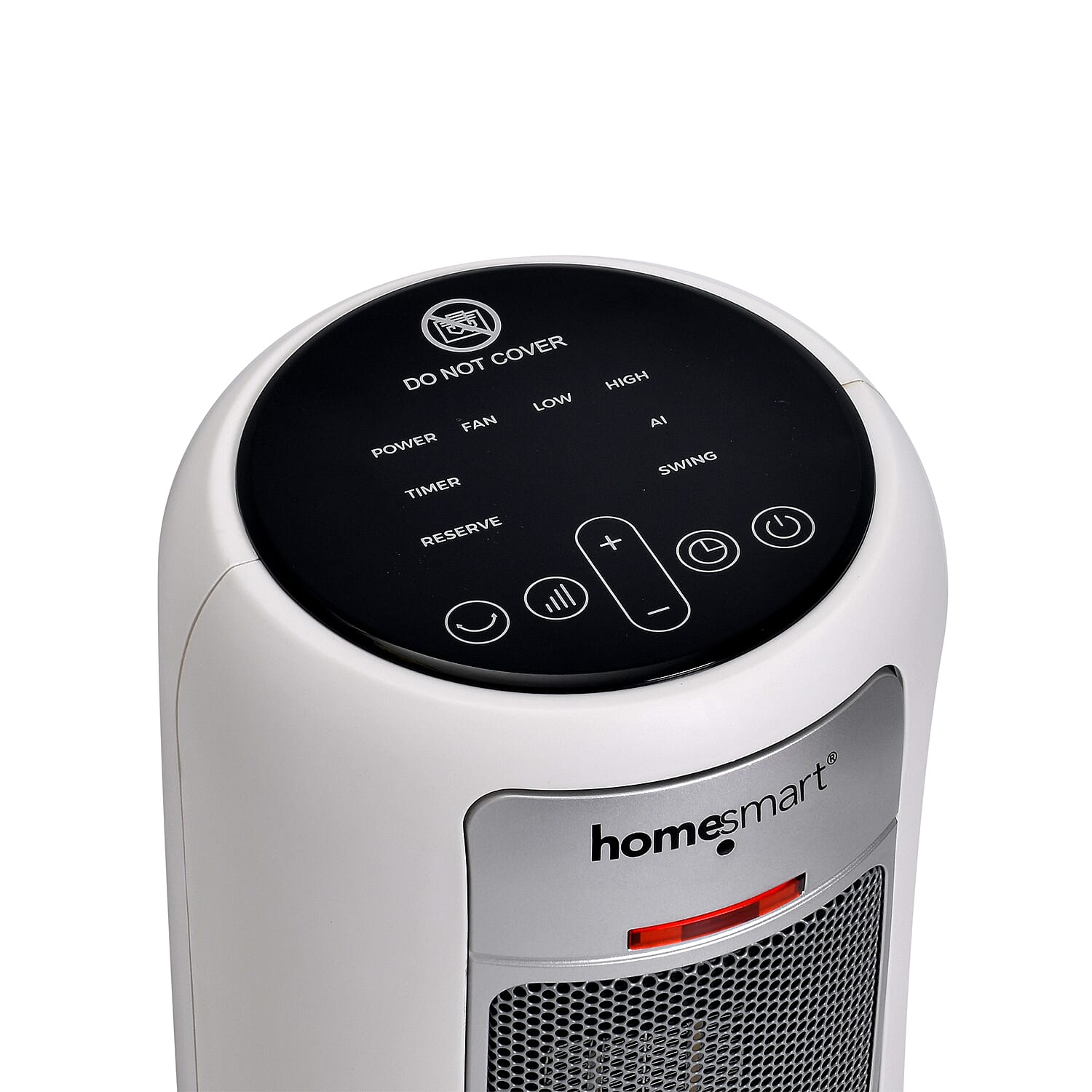 PTC-1820D Digital Ceramic Tower Heater (2000W) - Oscillating, 9h Timer & Remote Control - White
