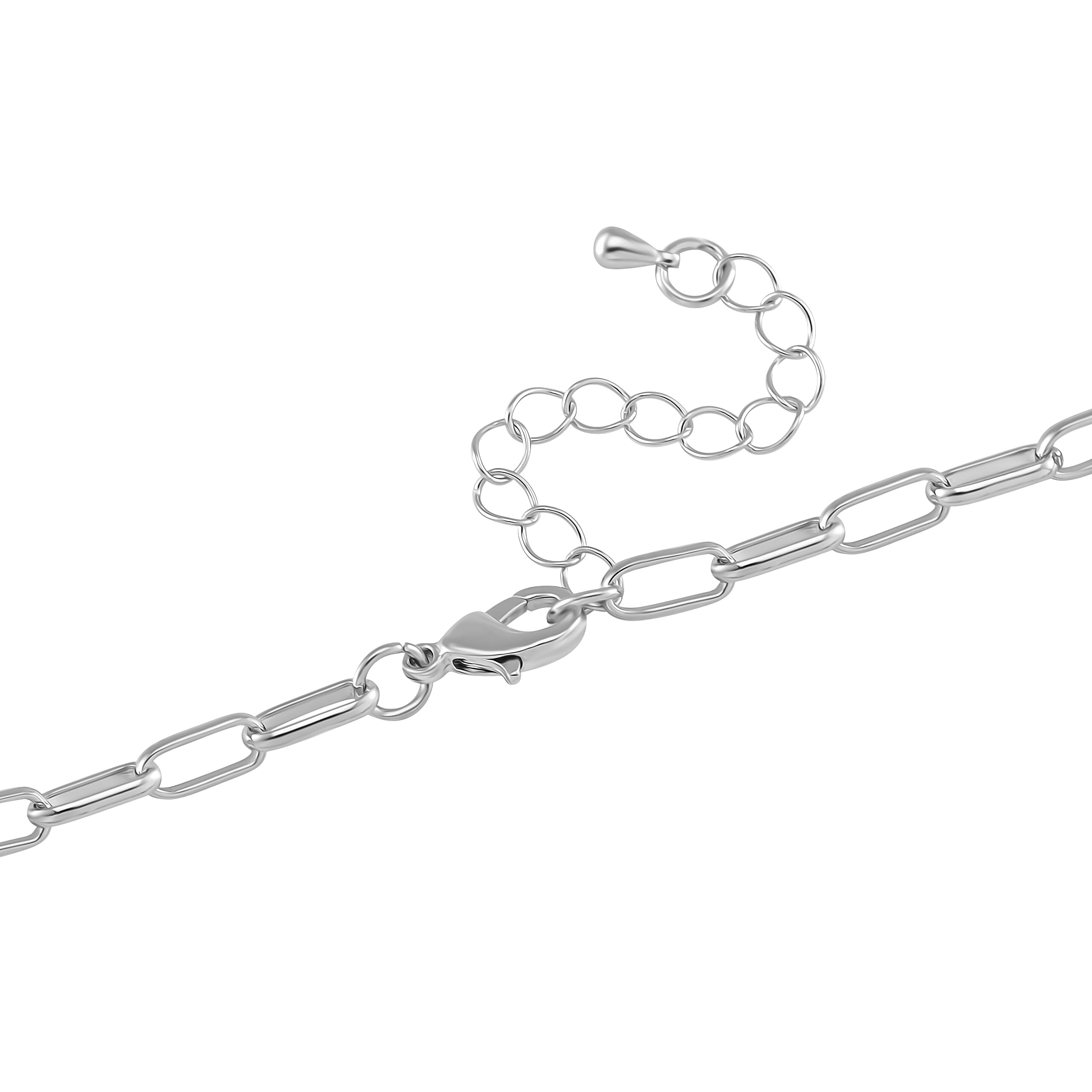 Padlock Necklace With Heart Charm (Size - 24+2)