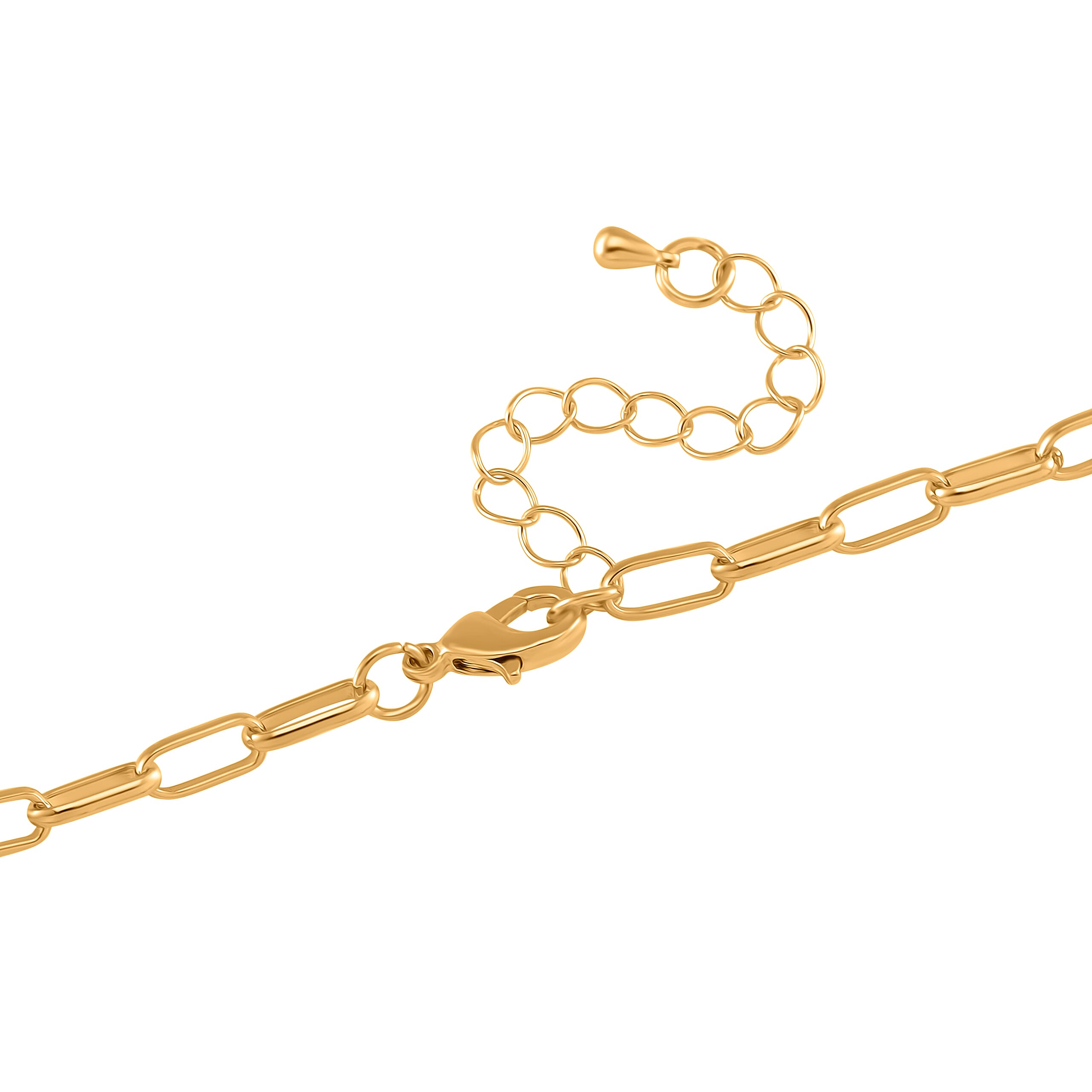 Designer Inspiration - Padlock Necklace With Heart Charm (Size - 24-2)