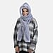Plush Hooded Hat and Scarf Set