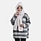 Plush Hooded Hat and Scarf Set