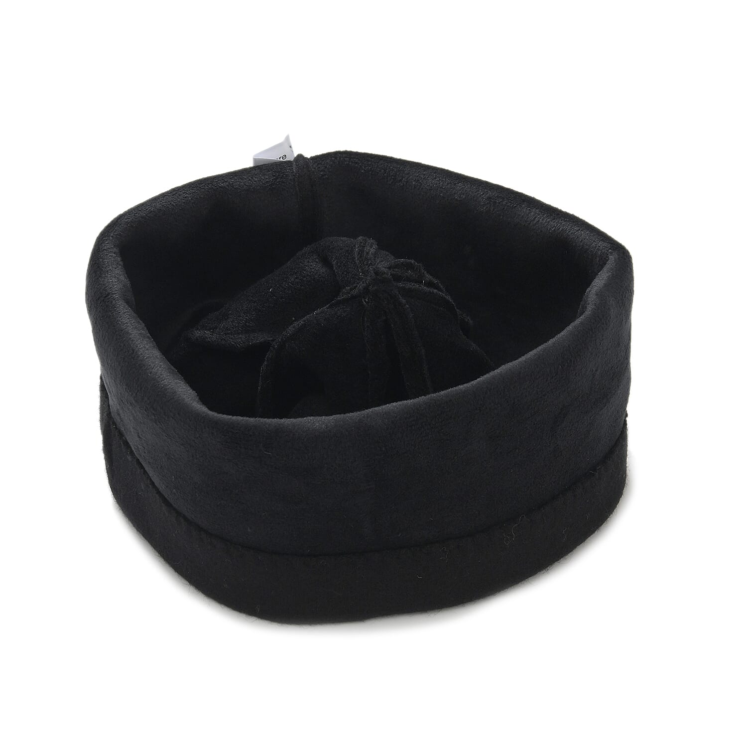 Crystal Pattern Set of Two Hat and Gloves (One Size) - Black