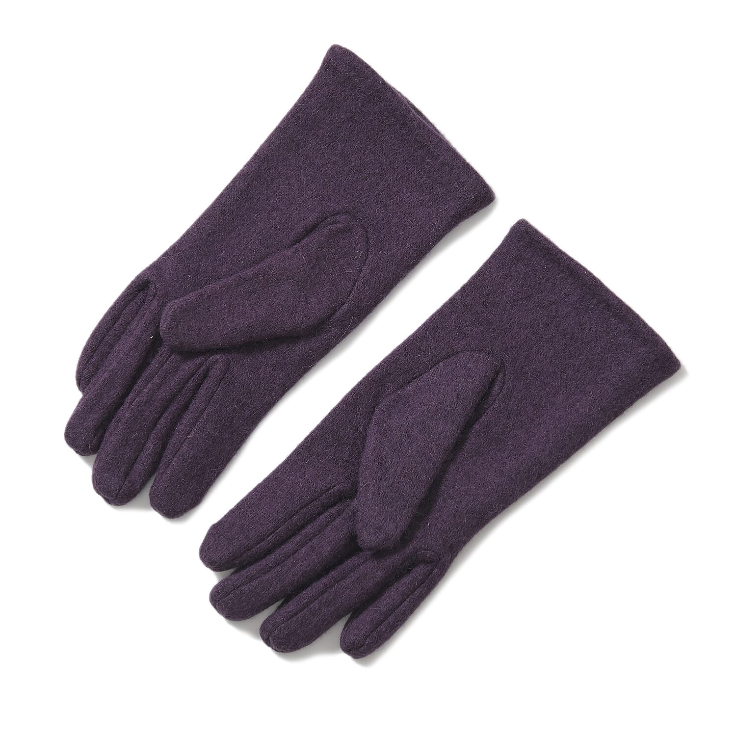 2 Piece Cashmere Set- Crystal Pattern Hat and Gloves - Purple 2 Piece Cashmere Set- Crystal Pattern Hat and Gloves - Purple