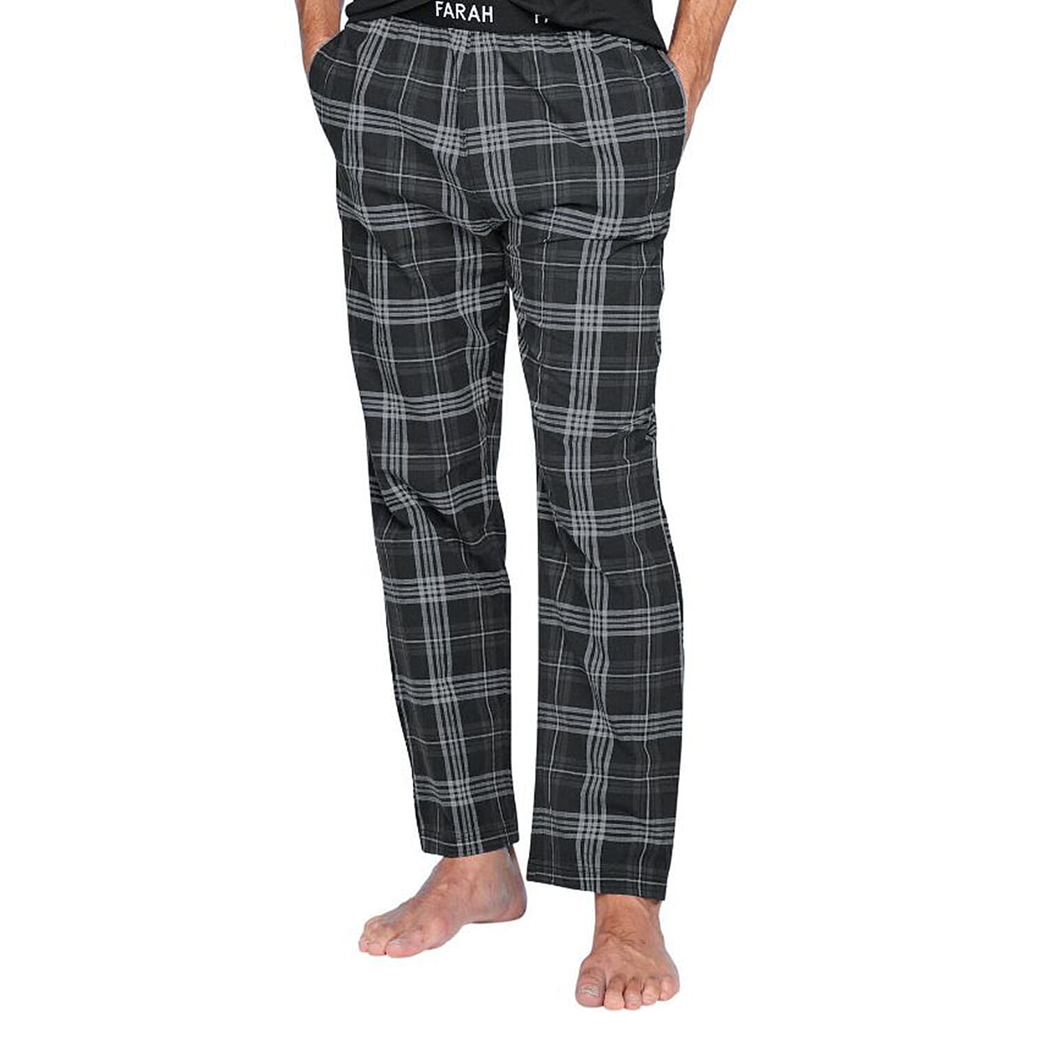 Farah Mens Nightwear Set (Size L) - Black