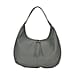 Genuine Leather Patterned Tote Bag - Grey