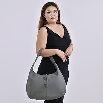 https://tjcuk.sirv.com/Products/78/5/7850845/Genuine-Leather-Patterned-Tote-Bag-Size-50x37x1-cm-Green-Black_7850845_1.jpg?w=342&h=342