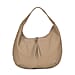 Genuine Leather Patterned Tote Bag - Grey