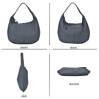 https://tjcuk.sirv.com/Products/78/5/7850849/Genuine-Leather-Patterned-Tote-Bag-Size-50x37x1-cm-Navy-Black_7850849_3.jpg?w=342&h=342