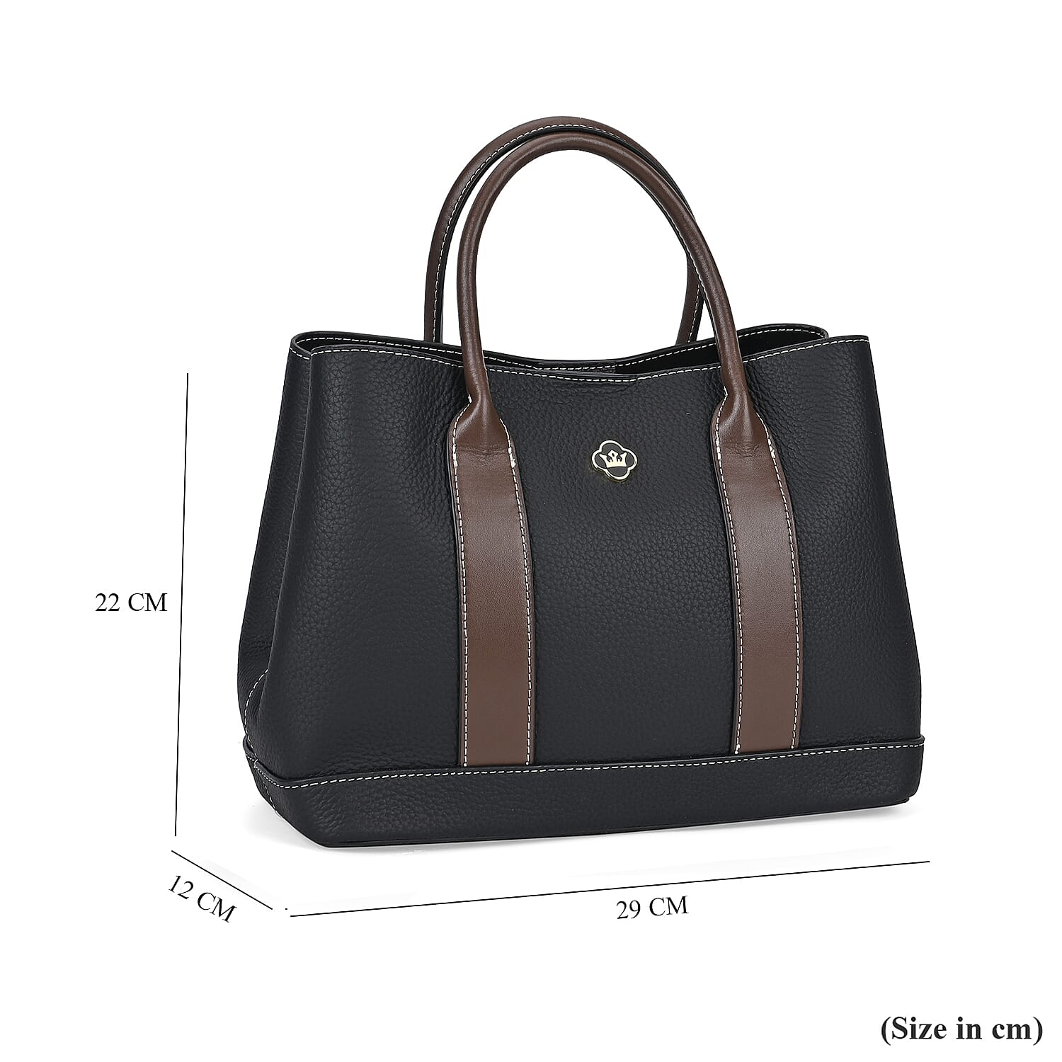 Designer Inspiration - 100% Genuine Leather Crossbody Bag with Long Shoulder Strap - Black Designer Inspiration - 100% Genuine Leather Crossbody Bag with Long Shoulder Strap - Black