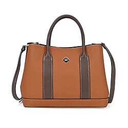 Designer Inspiration - 100% Genuine Leather Crossbody Bag with Long Shoulder Strap - Black