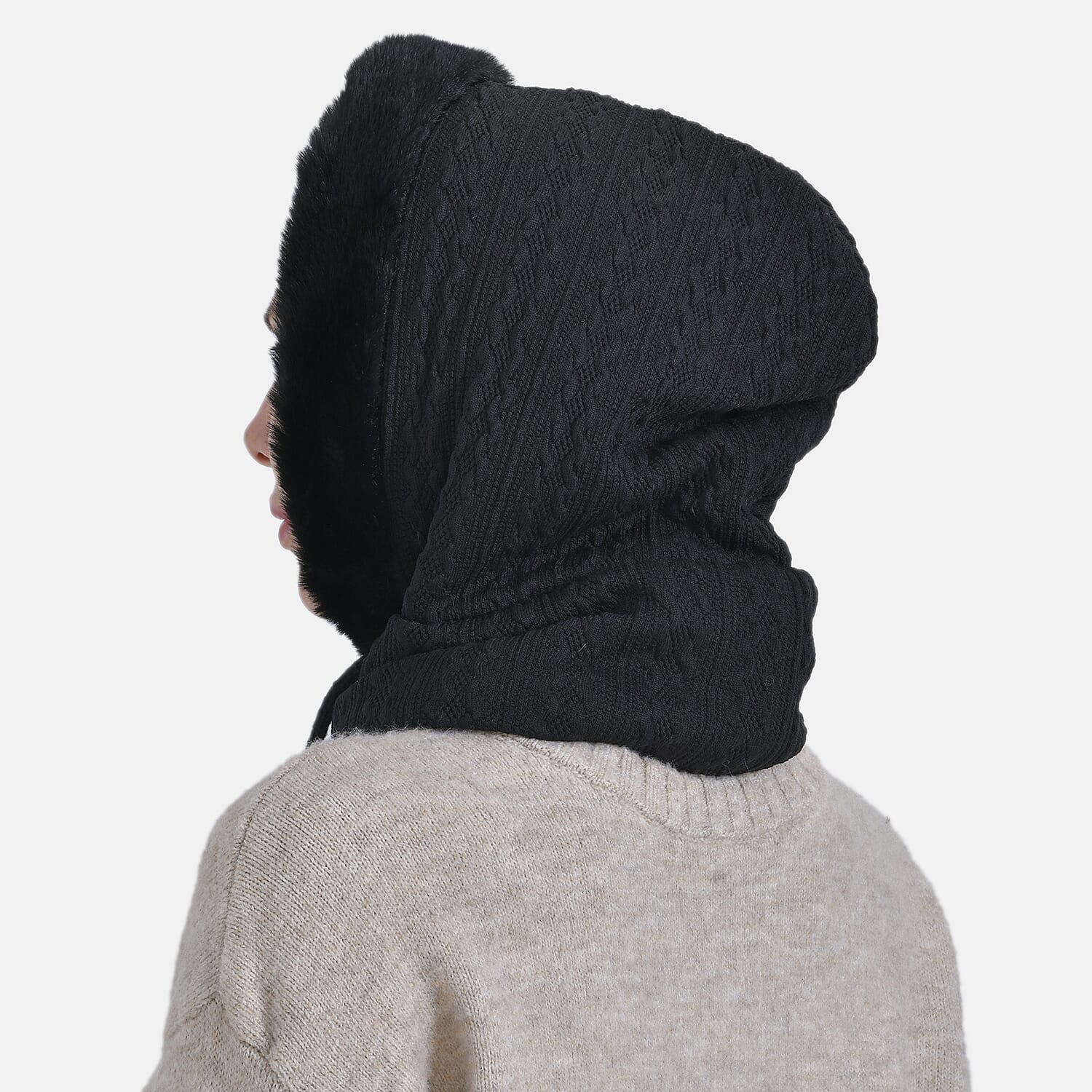 3 in 1 Plush Winter Hat with Scarf 3 in 1 Plush Winter Hat with Scarf