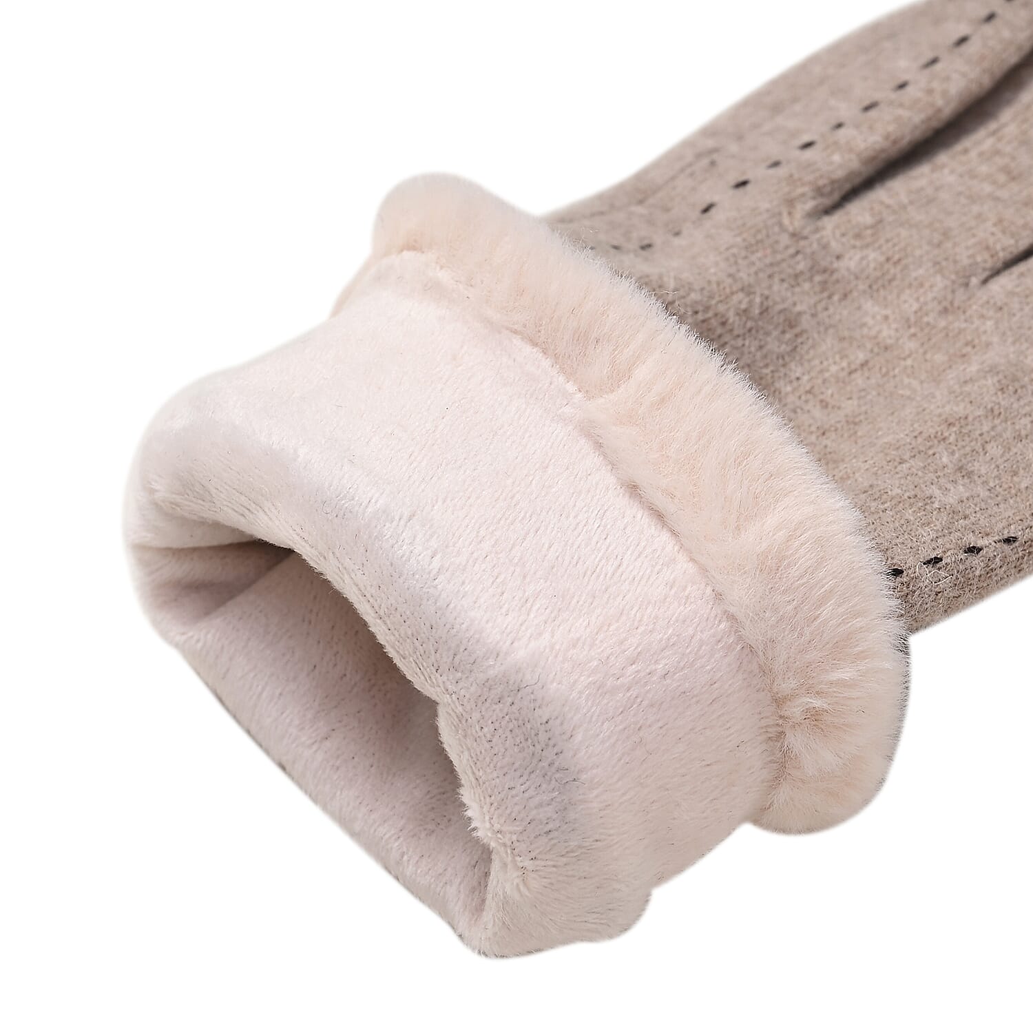 70% Cashmere Gloves- Khaki & Grey 70% Cashmere Gloves- Khaki & Grey