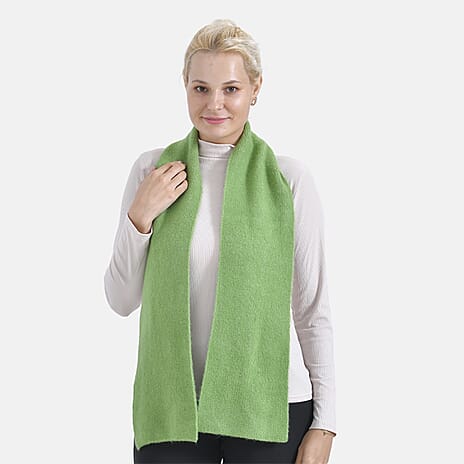 La Marey Plain Scarf (One Size) - Green