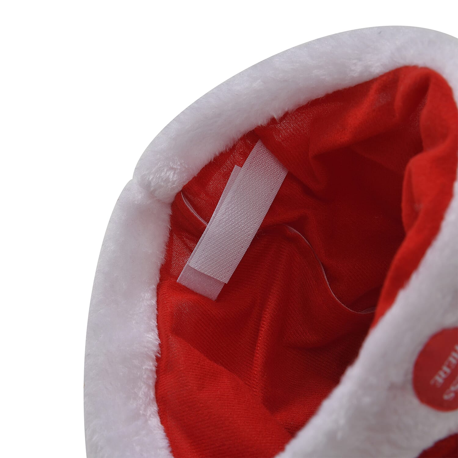 New Arrivals- Stuffed Dancing Xmas Hat (3xAA Battery not inc.) - Red & White