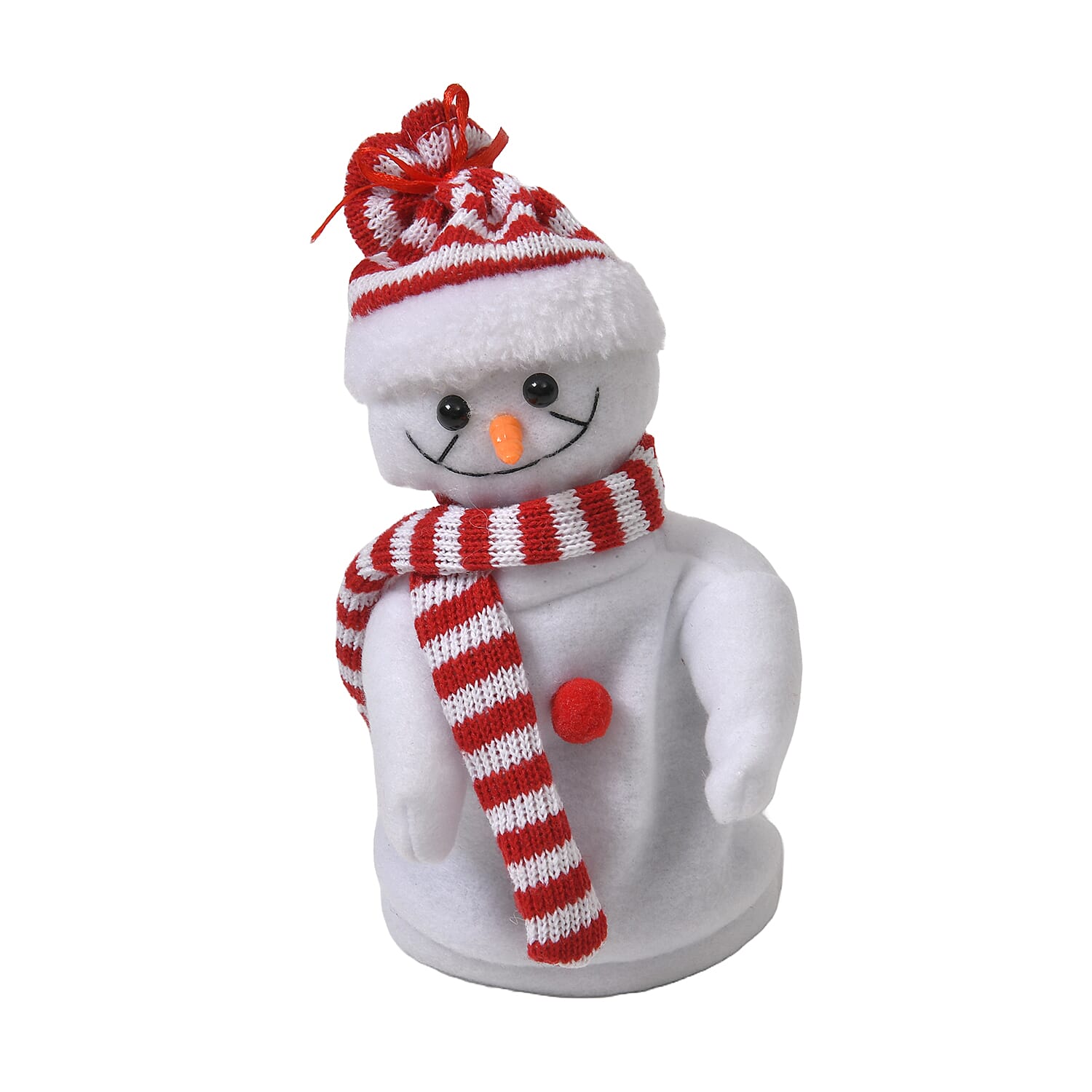 Stuffed Dancing Snow Man (3xAAA Battery not inc.) - White