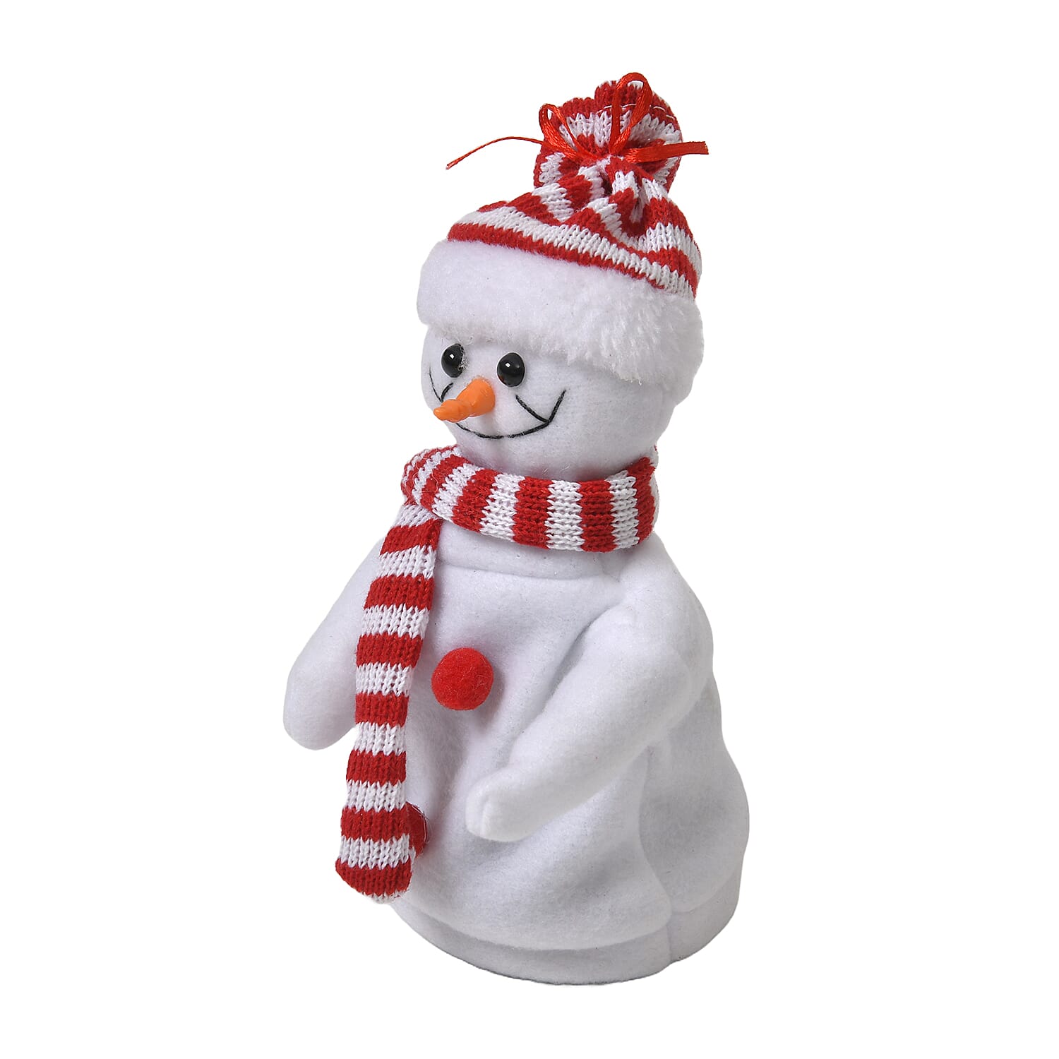Stuffed Dancing Snow Man (3xAAA Battery not inc.) - White