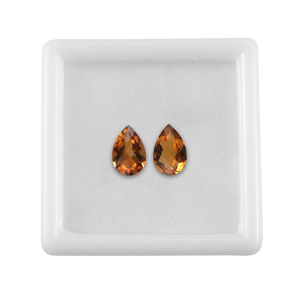 Madeira Citrine Pear 6x4 mm