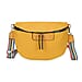 Leatherette Weave Pattern Chest Pack - Yellow
