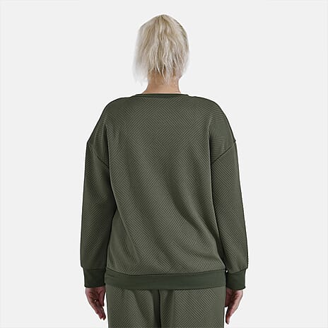 La Marey Loungewear Top (Size L) - Green