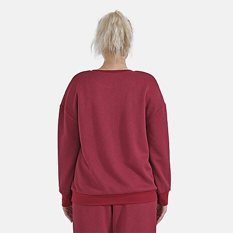 La Marey Loungewear Top (Size M) - Red