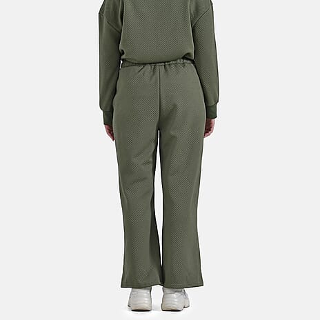 La Marey Lounge Wear Trousers (Size L) - Green