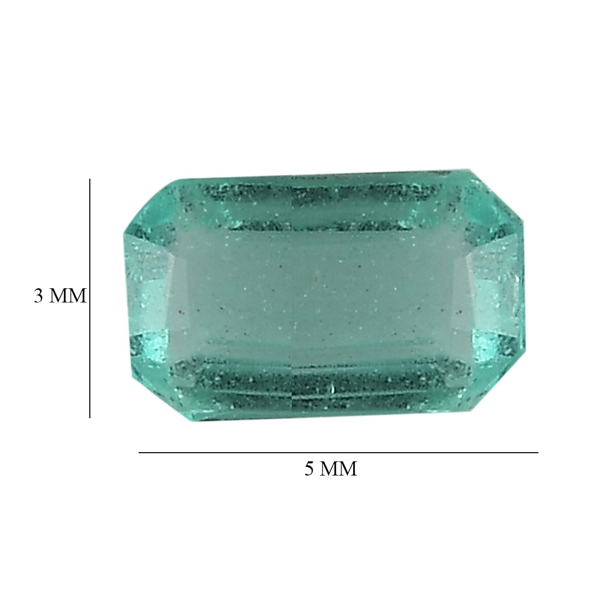 Rare Find AAA Boyaca Colombian Emerald Octagon 1ct in Total