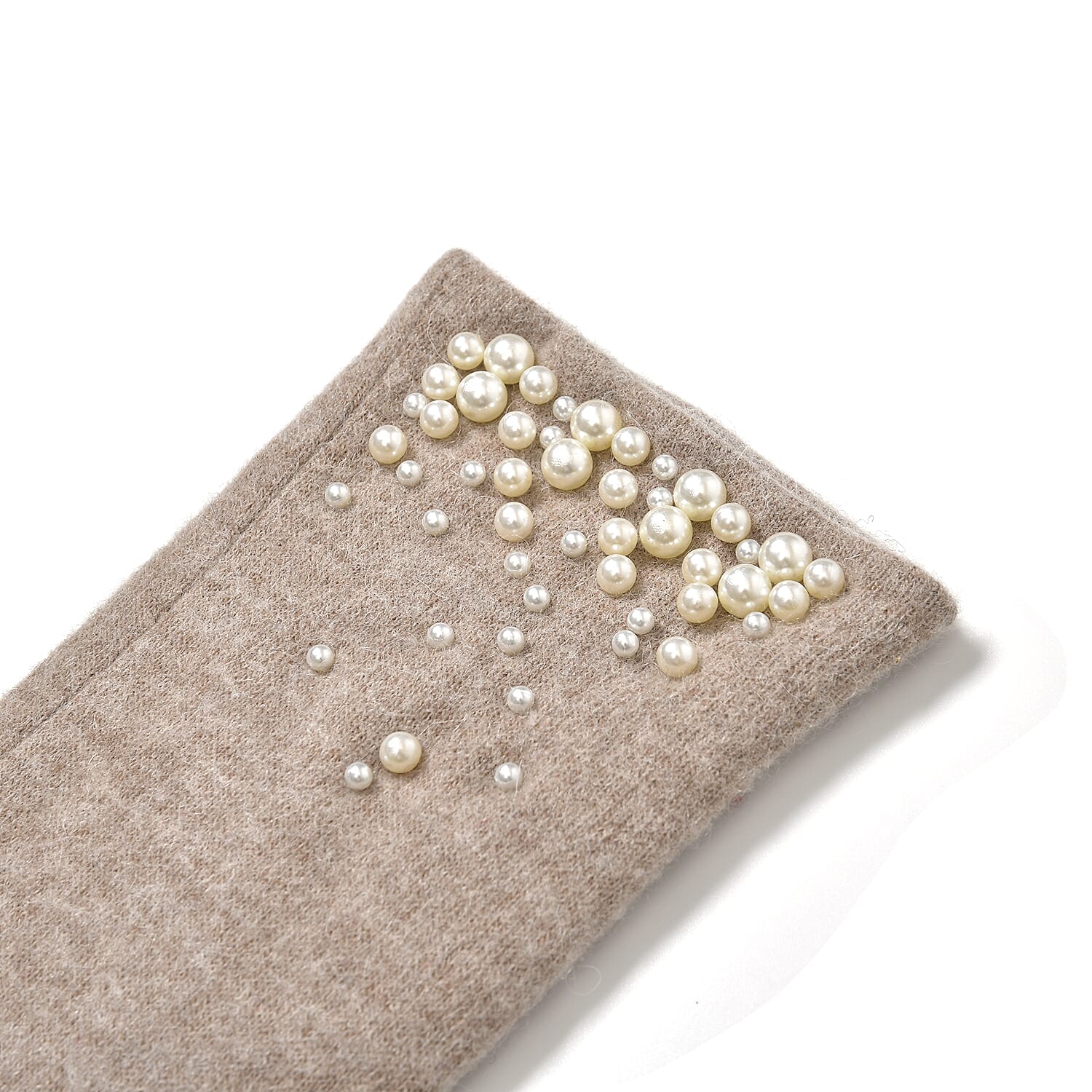 Gloves - 70% cashmere wool - One Size- Beige Gloves - 70% cashmere wool - One Size- Beige
