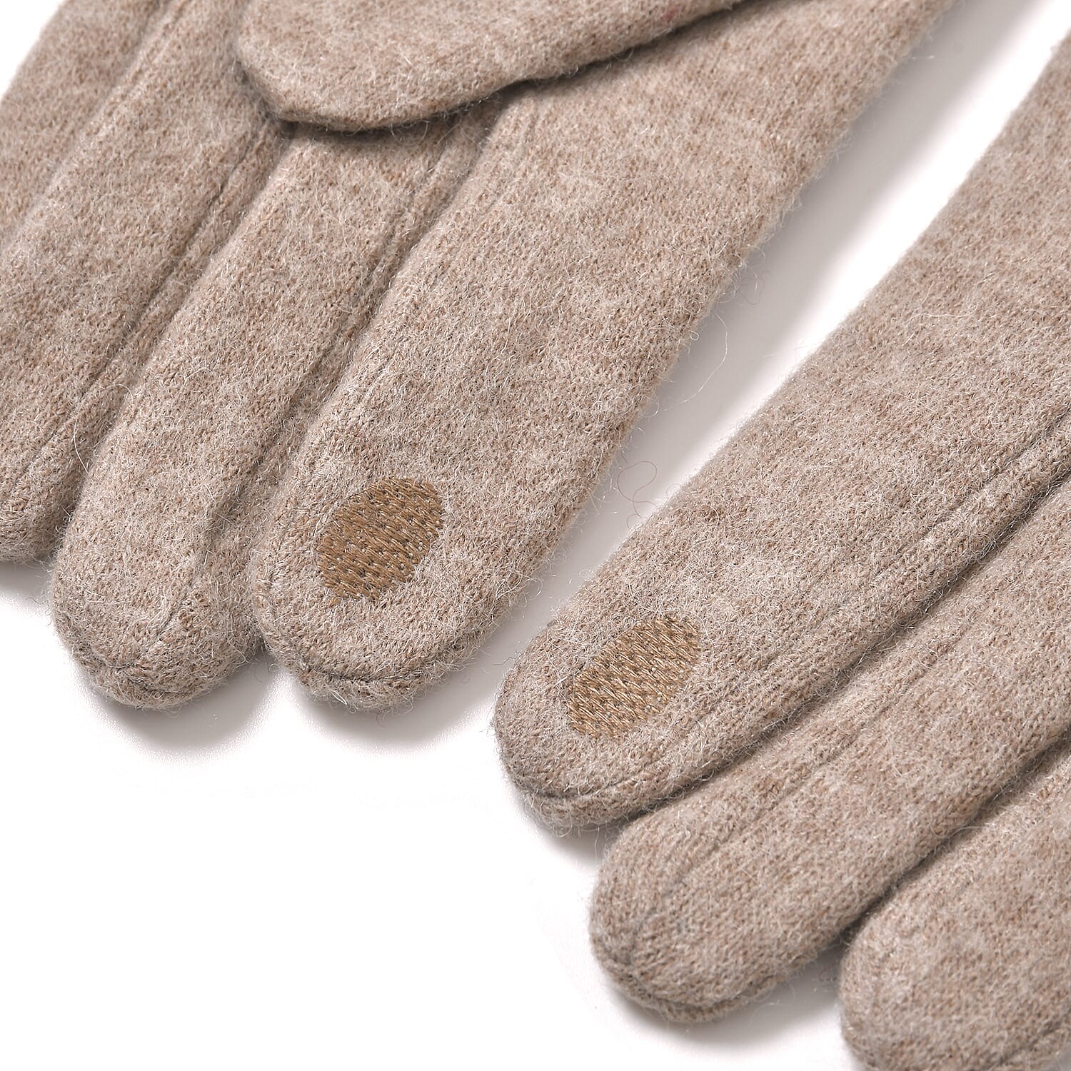 Gloves - 70% cashmere wool - One Size- Beige Gloves - 70% cashmere wool - One Size- Beige