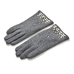 70% Cashmere Wool, Touchscreen-Friendly Winter Gloves &ndash; One Size