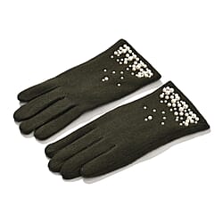 70% Cashmere Wool, Touchscreen-Friendly Winter Gloves &ndash; One Size