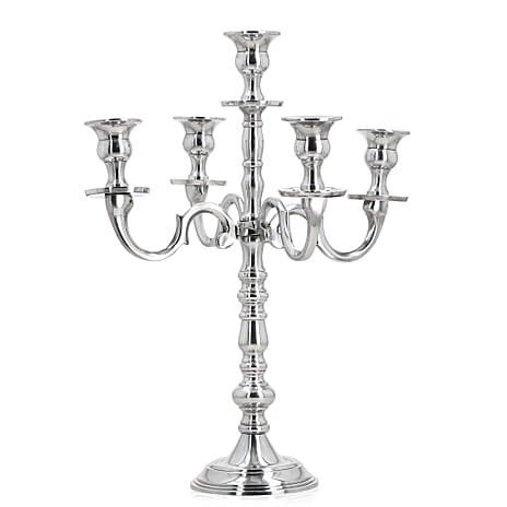 Candle Holder One Size- Silver
