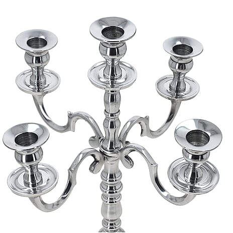 Candle Holder One Size- Silver