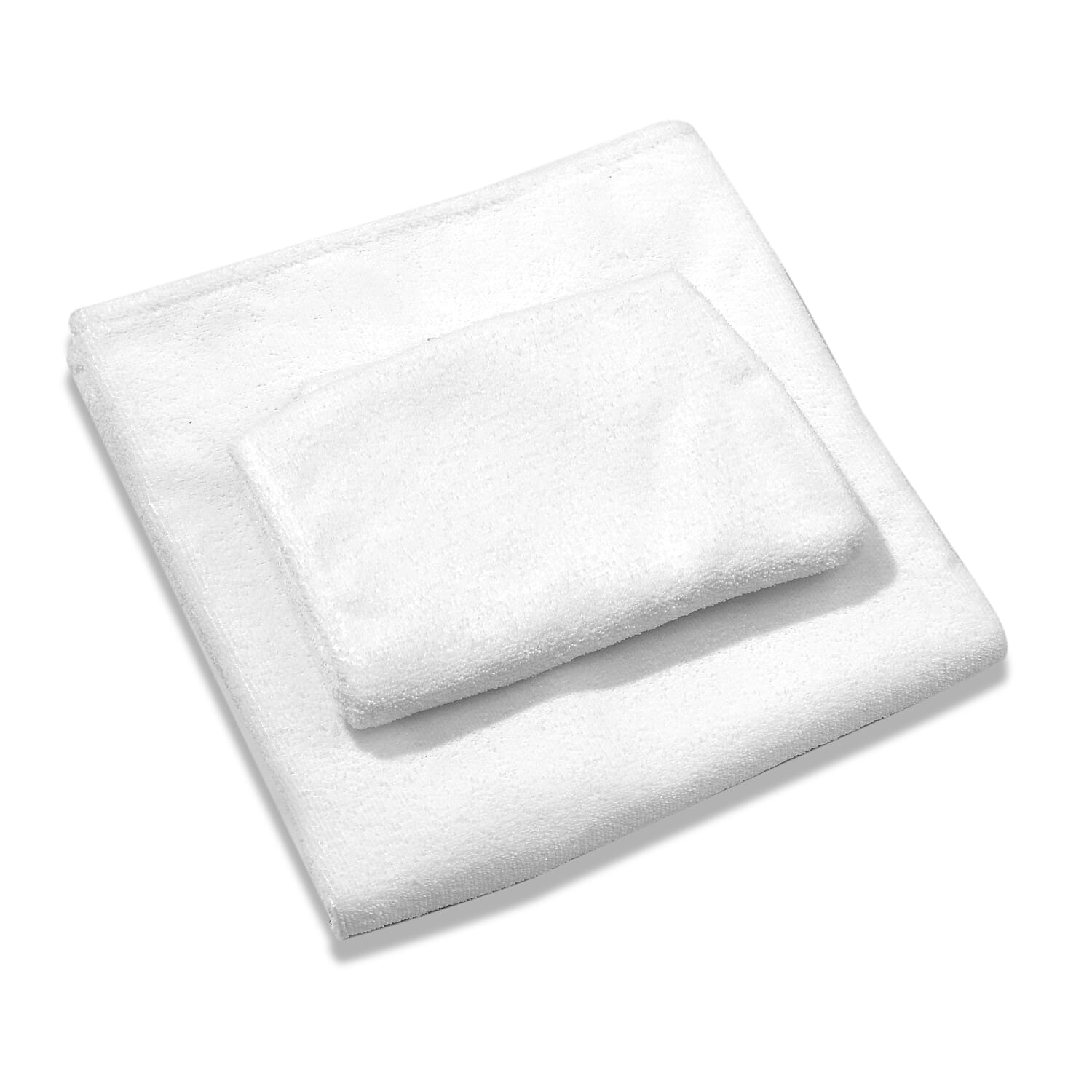 Soft - Comfortable Microfiber Bath and Hair Wrap Cap Set - White
