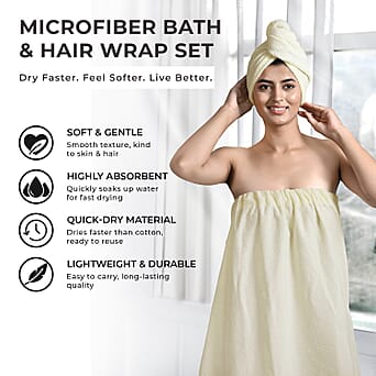 https://tjcuk.sirv.com/Products/78/5/7852244/Soft-Comfortable-Microfiber-Bath-and-Hair-Wrap-Cap-Set-Cream_7852244_1.jpg?w=342&h=342