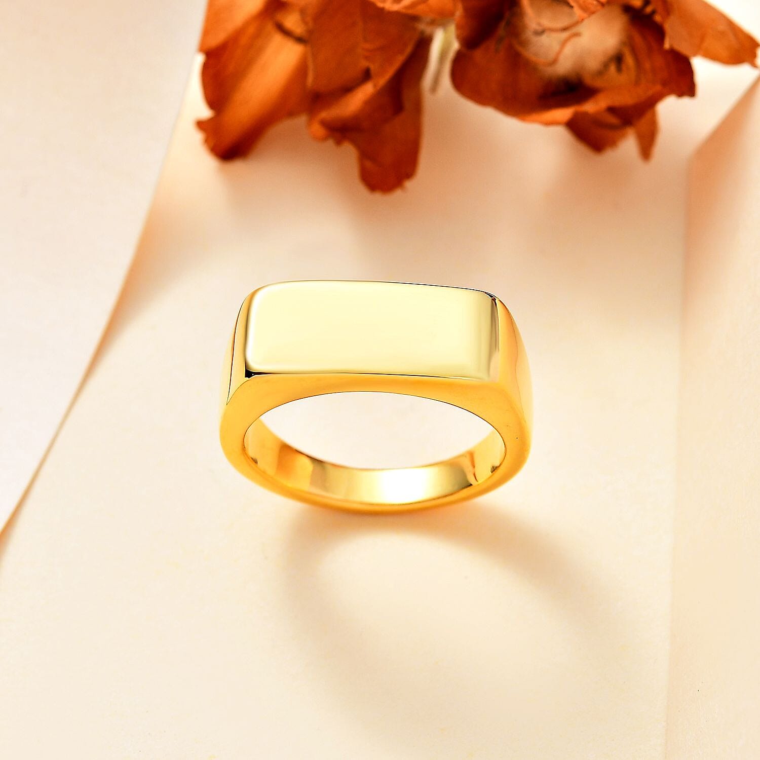 Preview Vicenza Showcase - 22K Yellow Gold (Purity 91.6%) Emblem Ring