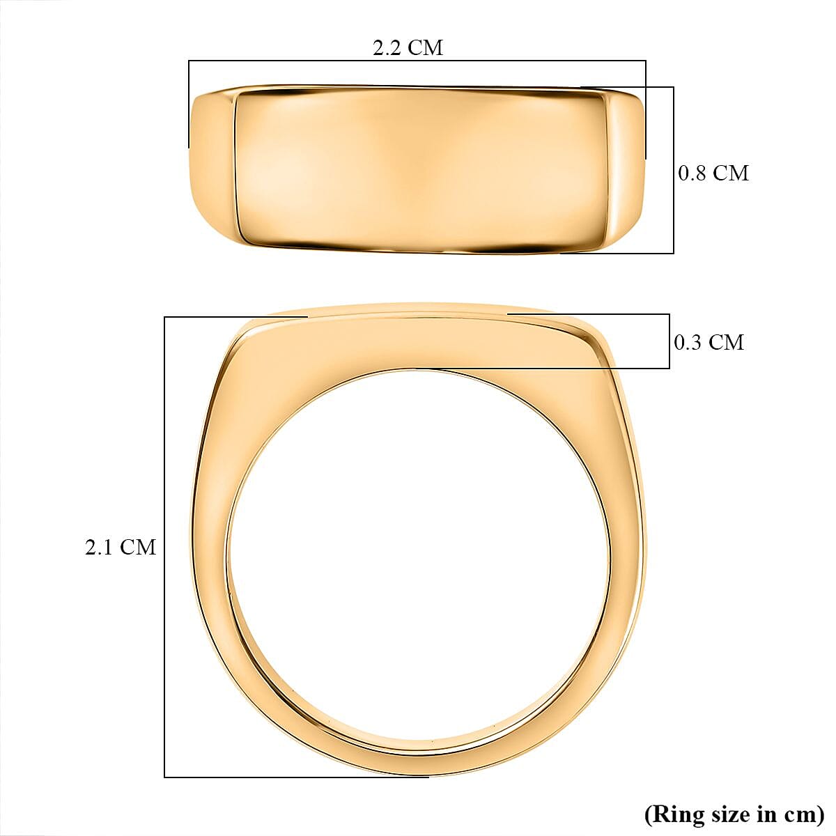 Preview Vicenza Showcase - 22K Yellow Gold (Purity 91.6%) Emblem Ring