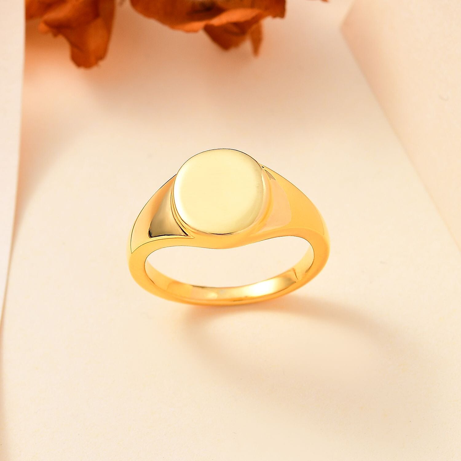 JCK Vegas Mega Closeout - 22K Yellow Gold SIGNET Ring (91.6% Gold Purity)