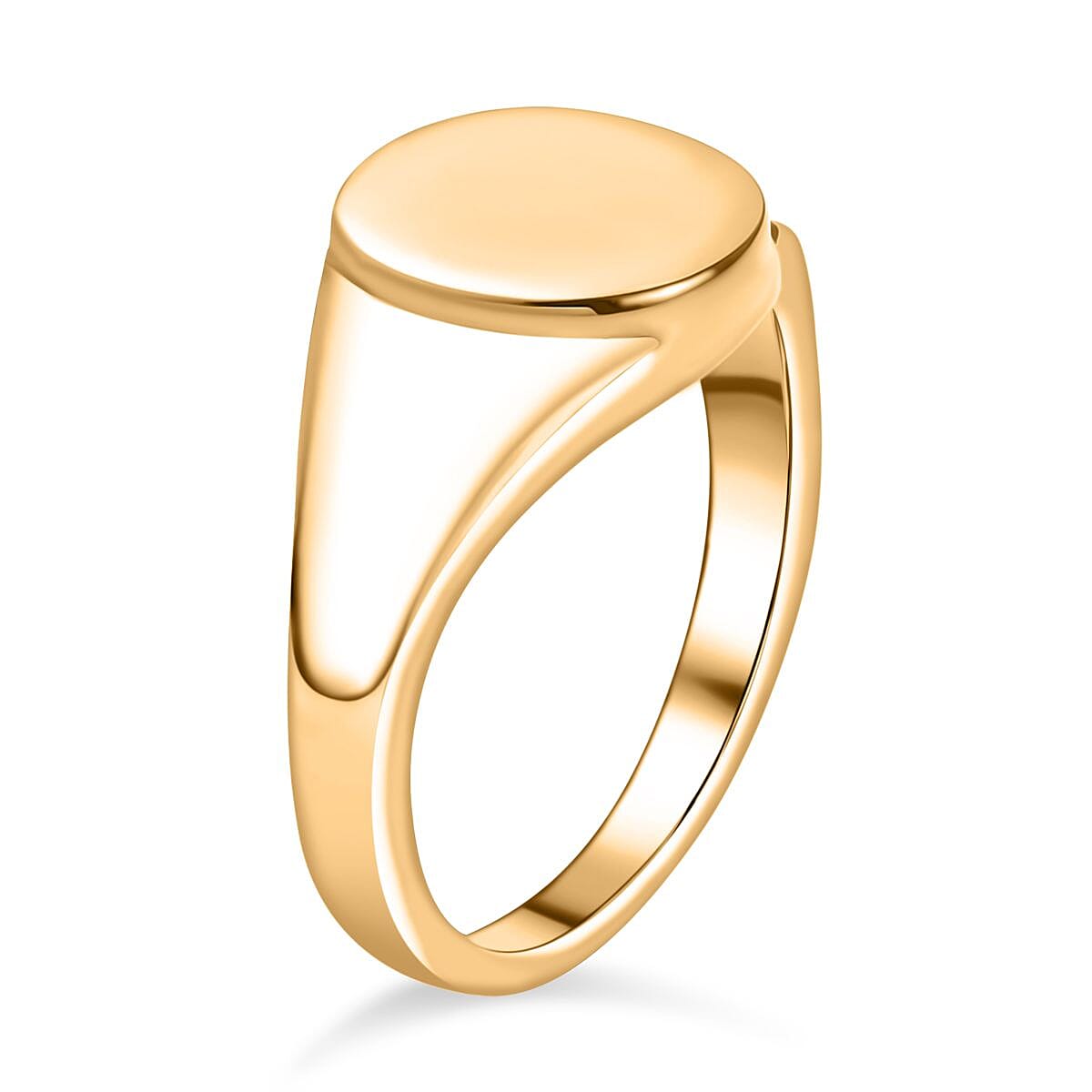 JCK Vegas Mega Closeout - 22K Yellow Gold SIGNET Ring (91.6% Gold Purity)