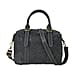 Genuine Leather Convertible Vintage Style Bag with Embossed Damask
