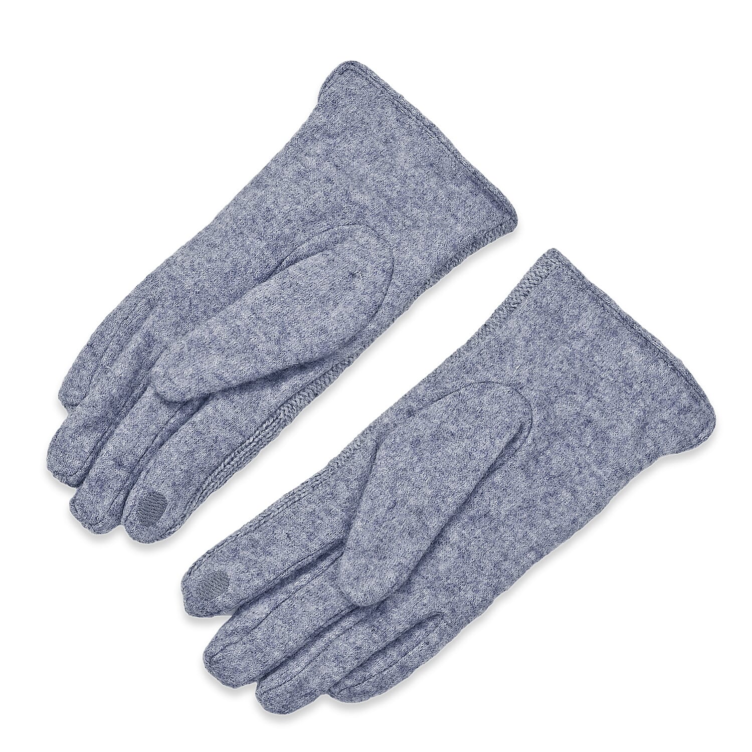 Cashmere Wool Gloves - Grey