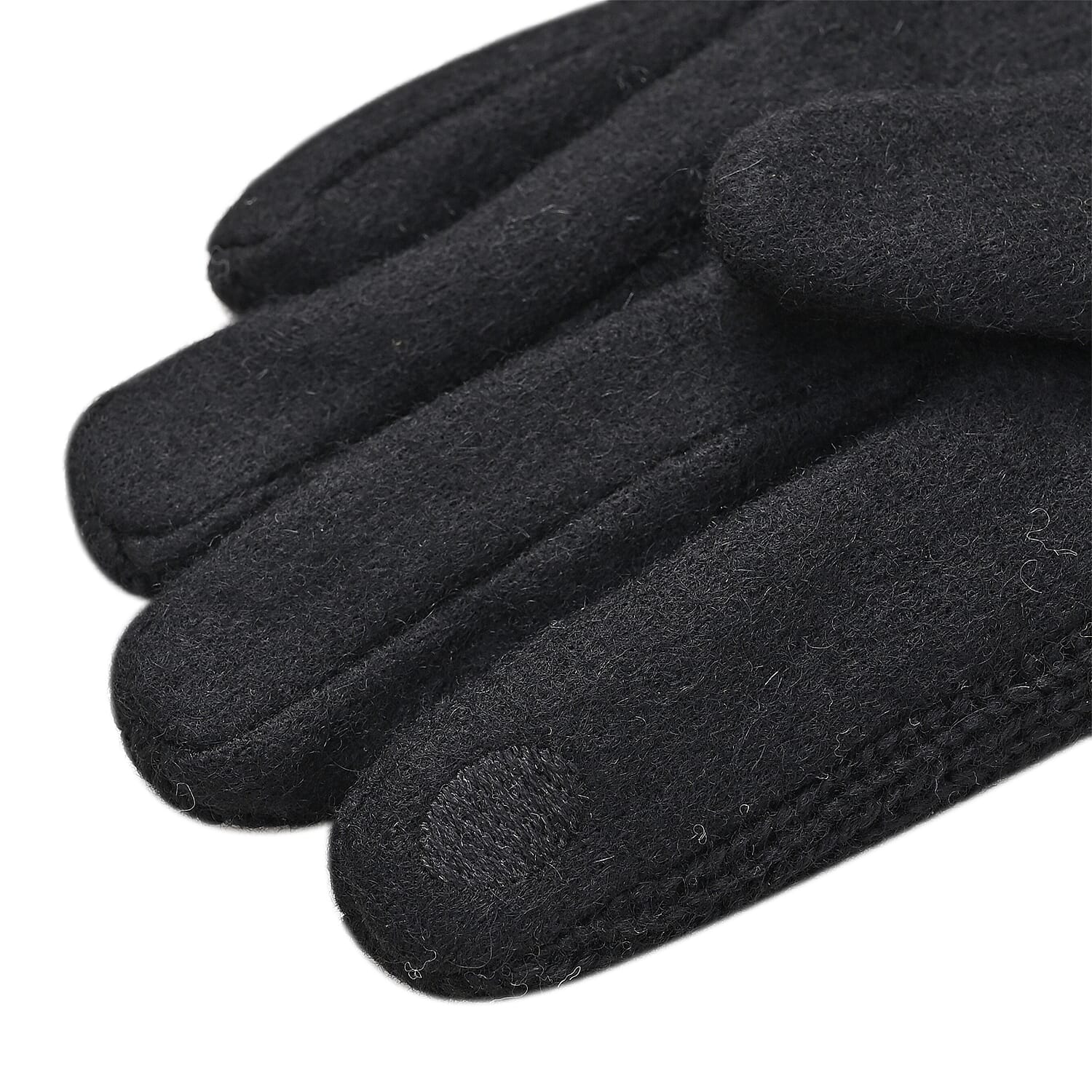 Winter Fashion Must Have - Designer Inspiration - Cashmere Wool Gloves - Black
