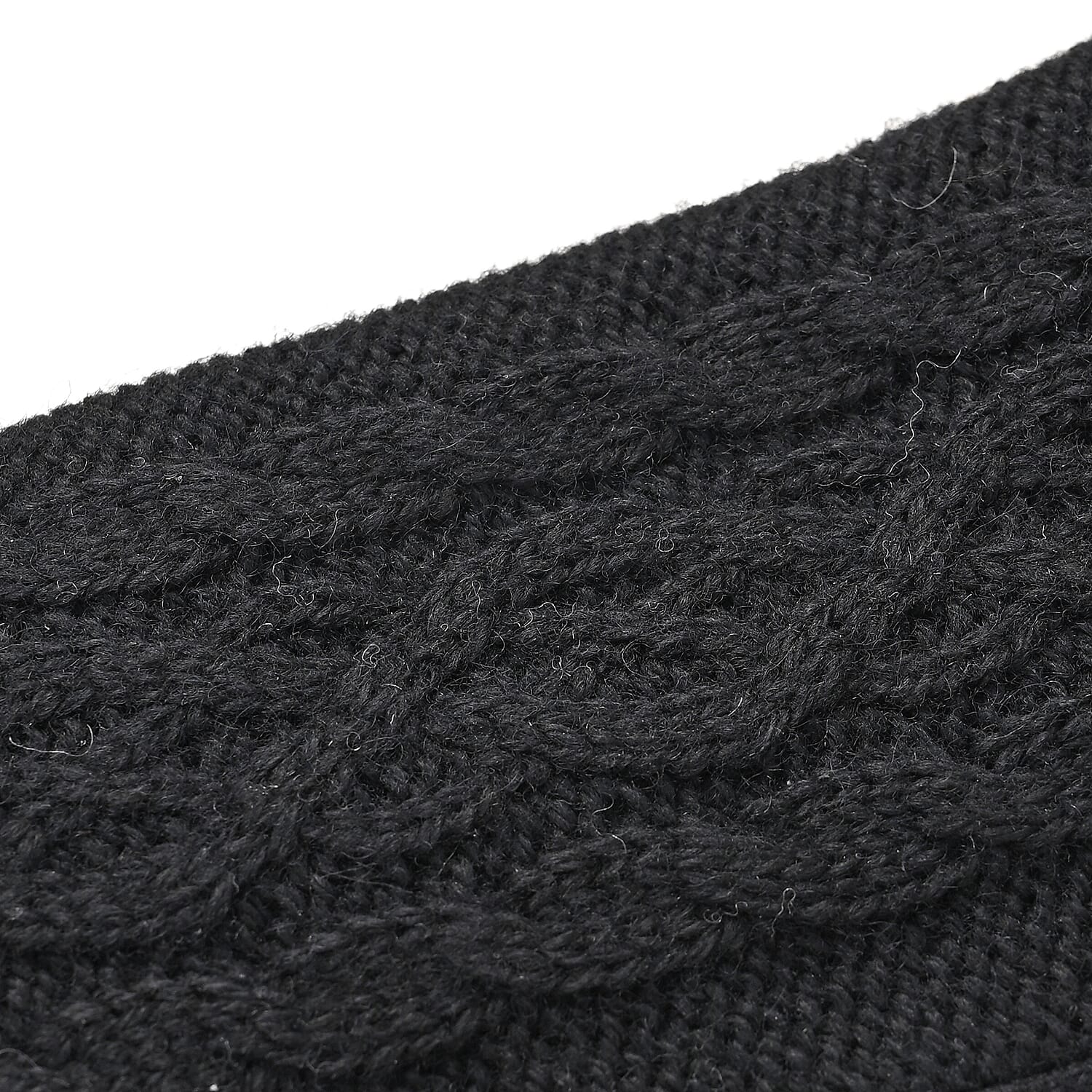 Winter Fashion Must Have - Designer Inspiration - Cashmere Wool Gloves - Black