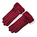 Cashmere-Blend Winter Gloves with Faux Fur Trim and Bow Detail - Touchscreen Friendly