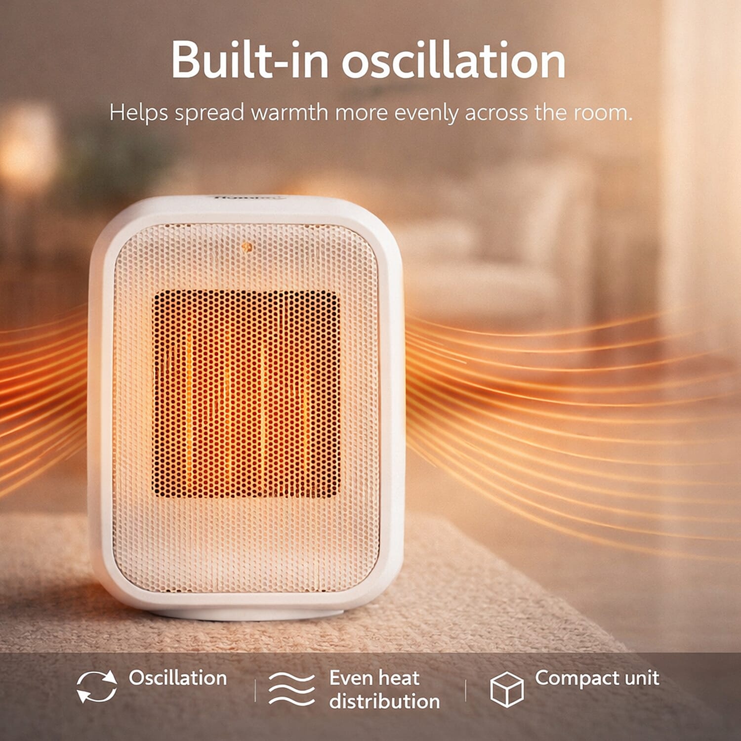 Wise Buy - Homesmart Portable Electric Fan Heater (1500W)