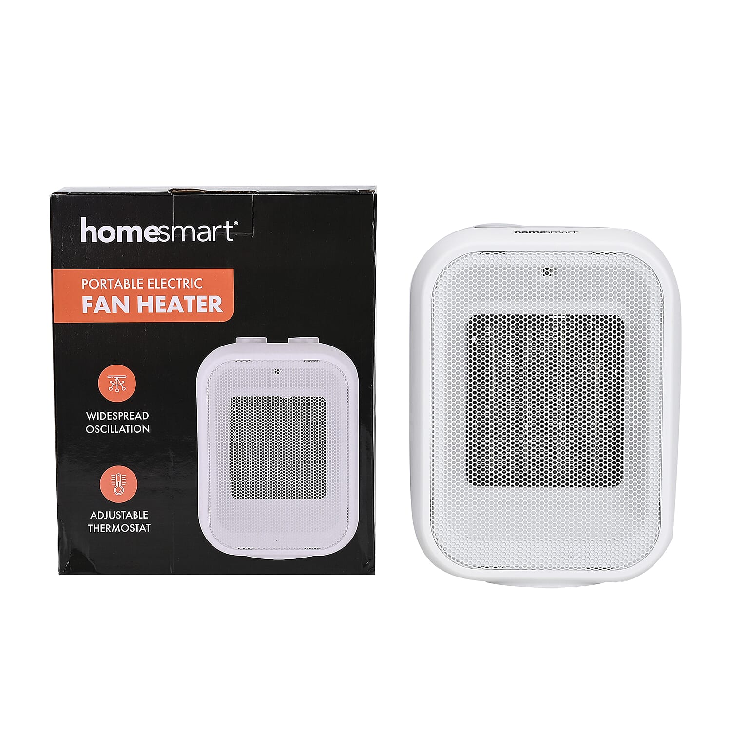 Homesmart Portable Electric Fan Heater (1500W) - White