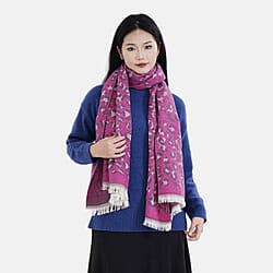 Closeout Deal Super Soft Leopard Print Shawl - Dark Grey