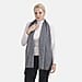 Stylish and Versatile Unisex 100% Wool Scarf - Dark Grey
