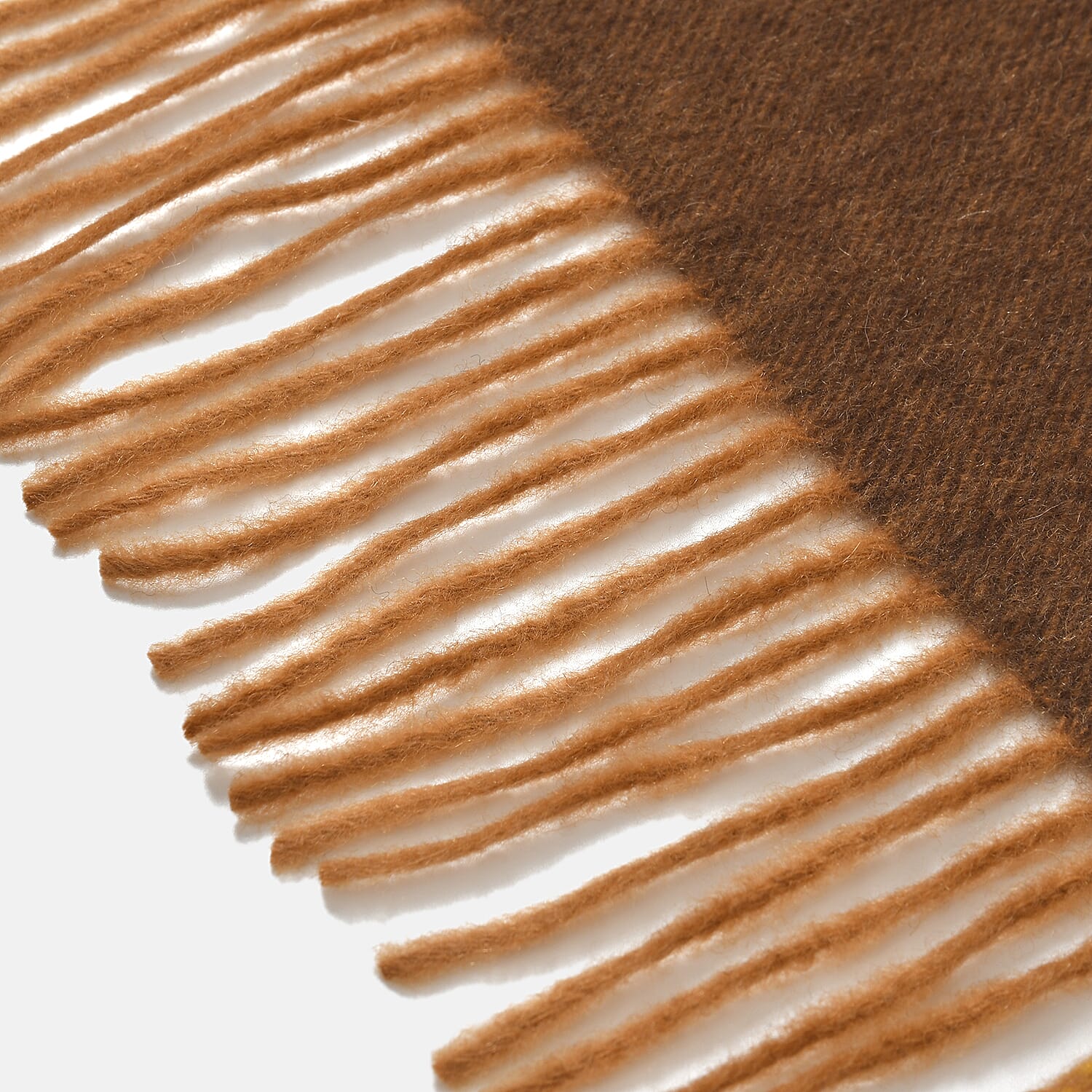 Stylish and Versatile Unisex 100% Wool Scarf - Brown