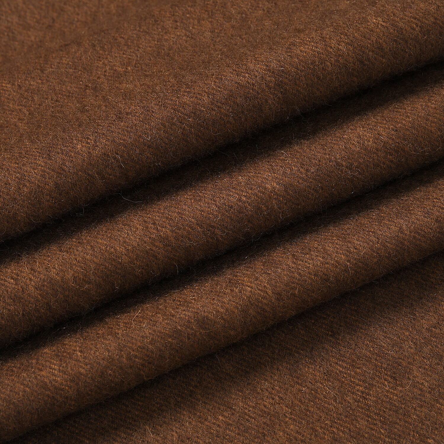 Stylish and Versatile Unisex 100% Wool Scarf - Brown